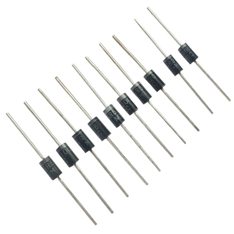 Bridgold 50pcs 5Types Schottky diodes,Package Including:SR3100 SR3200 SR560 SR5100 SR5200. - Image 1